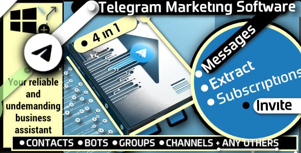 TG_XSender | Telegram Soft. Messages / Extract / Invite