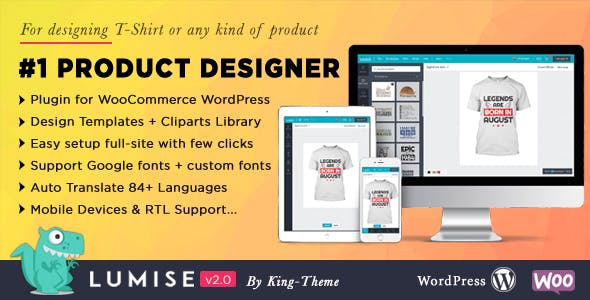 Product Designer for WooCommerce WordPress | Lumise