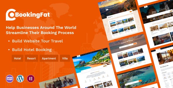 Booking Fat WooCommerce - Tour - Hotel - Car Rental - Flight Booking System